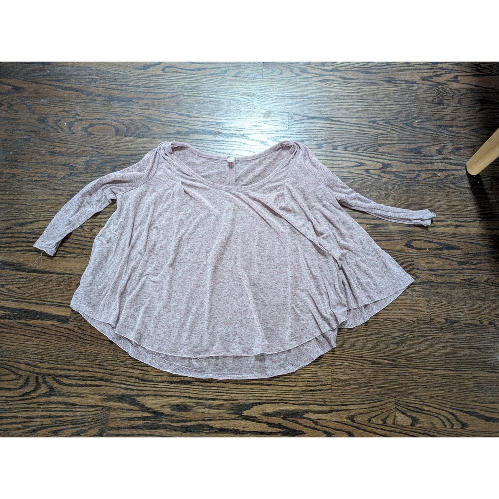 We the Free people Tambourine Top Swing Shirt Women's Size S Small Purple